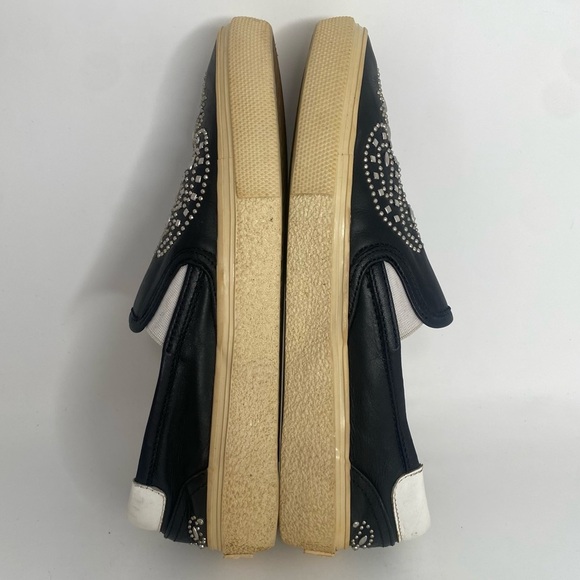 Saint Laurent Bandana Studded Leather Skate Shoes Noir size 36.5 - Picture 7 of 10